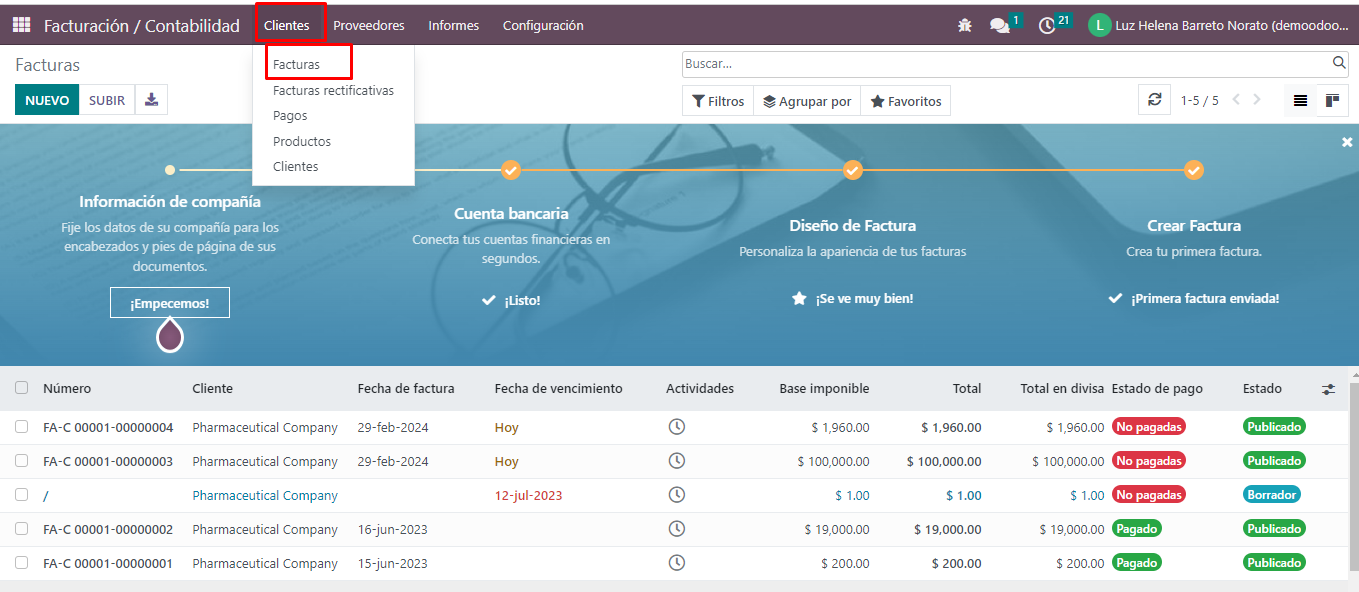 Facturación Contabilidad